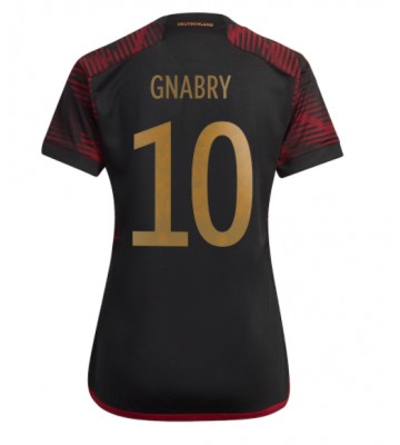 Tyskland Serge Gnabry #10 Bortatröja Dam VM 2022 Kortärmad